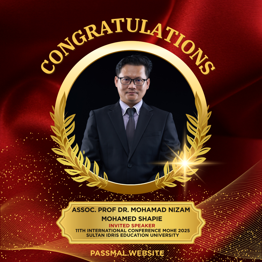 Dr. Nizam Shapie Honoured as Invited Speaker at MOHE 2025
